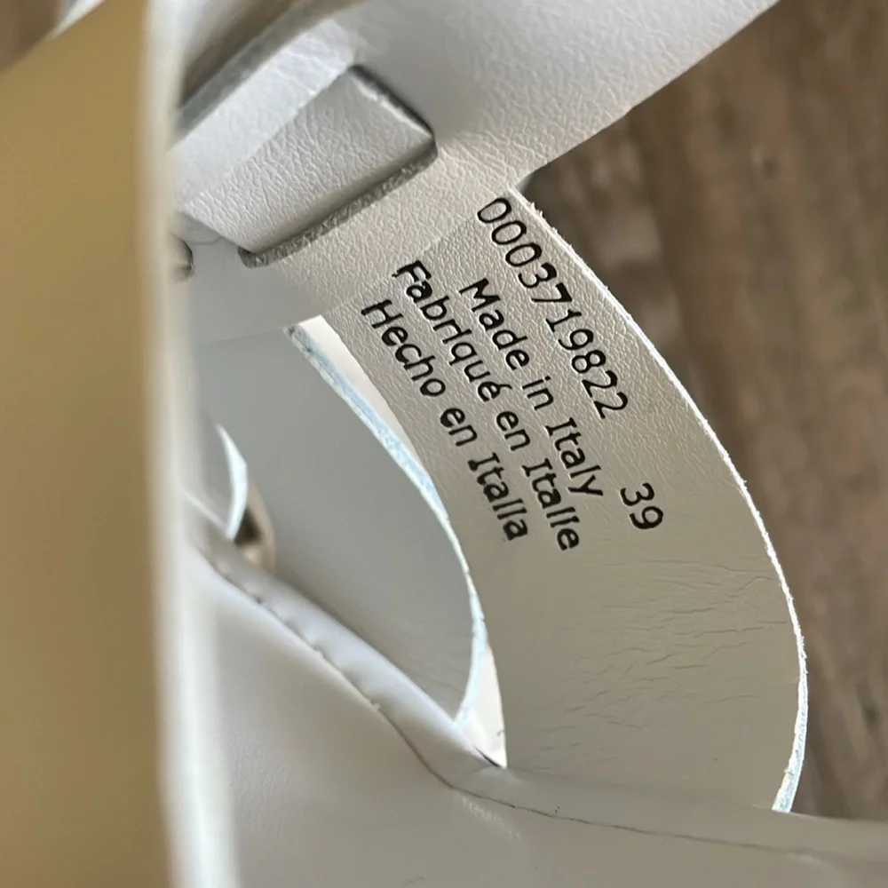 Free People NWOT pacific off white & black platform fisherman sandal